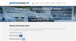 Desktop Screenshot of polmanautos.nl